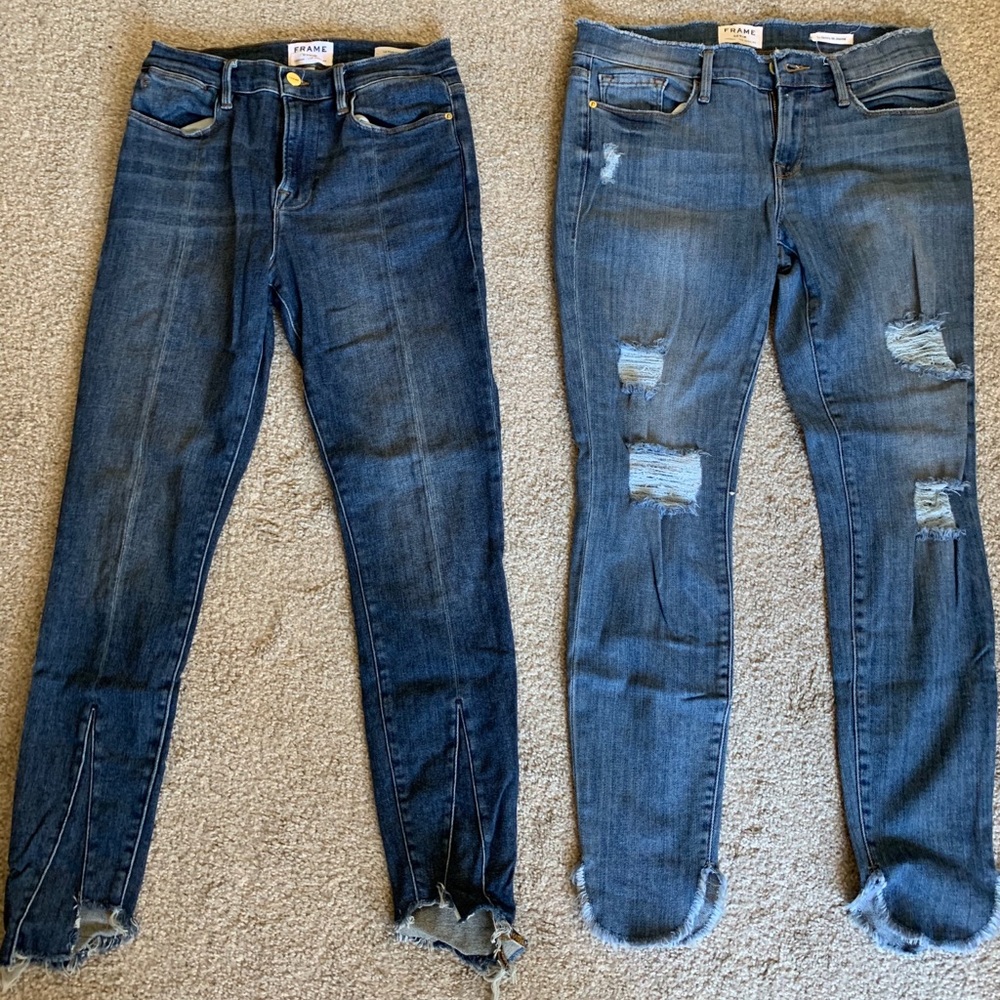 FRAME denim x2 size 28 - adorable detailing!